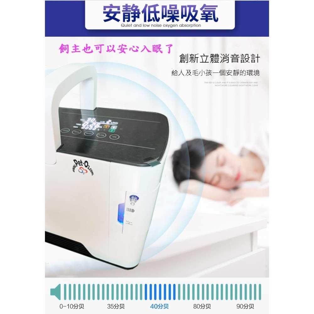 適合狗貓兔鼠鳥 寵物氧氣機 Pet O2 含氧氣箱(66L) ICU 溫濕度計 呼吸機 公司保固-細節圖4