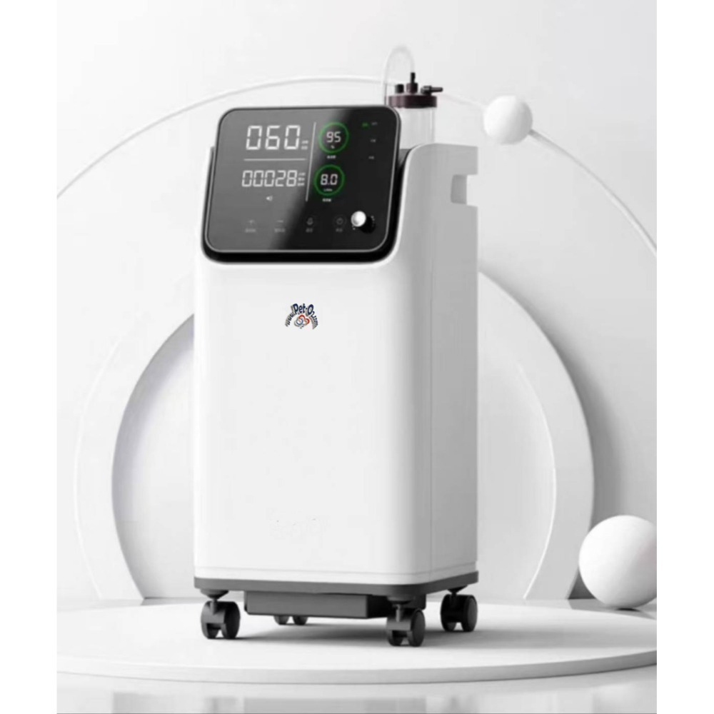 醫院專用醫療級大型動物寵物新款氧氣機5A 適合大型犬配合大號氧氣頭套 長時間使用負載保護斷電缺氧警示 1年保固到府收送-規格圖5