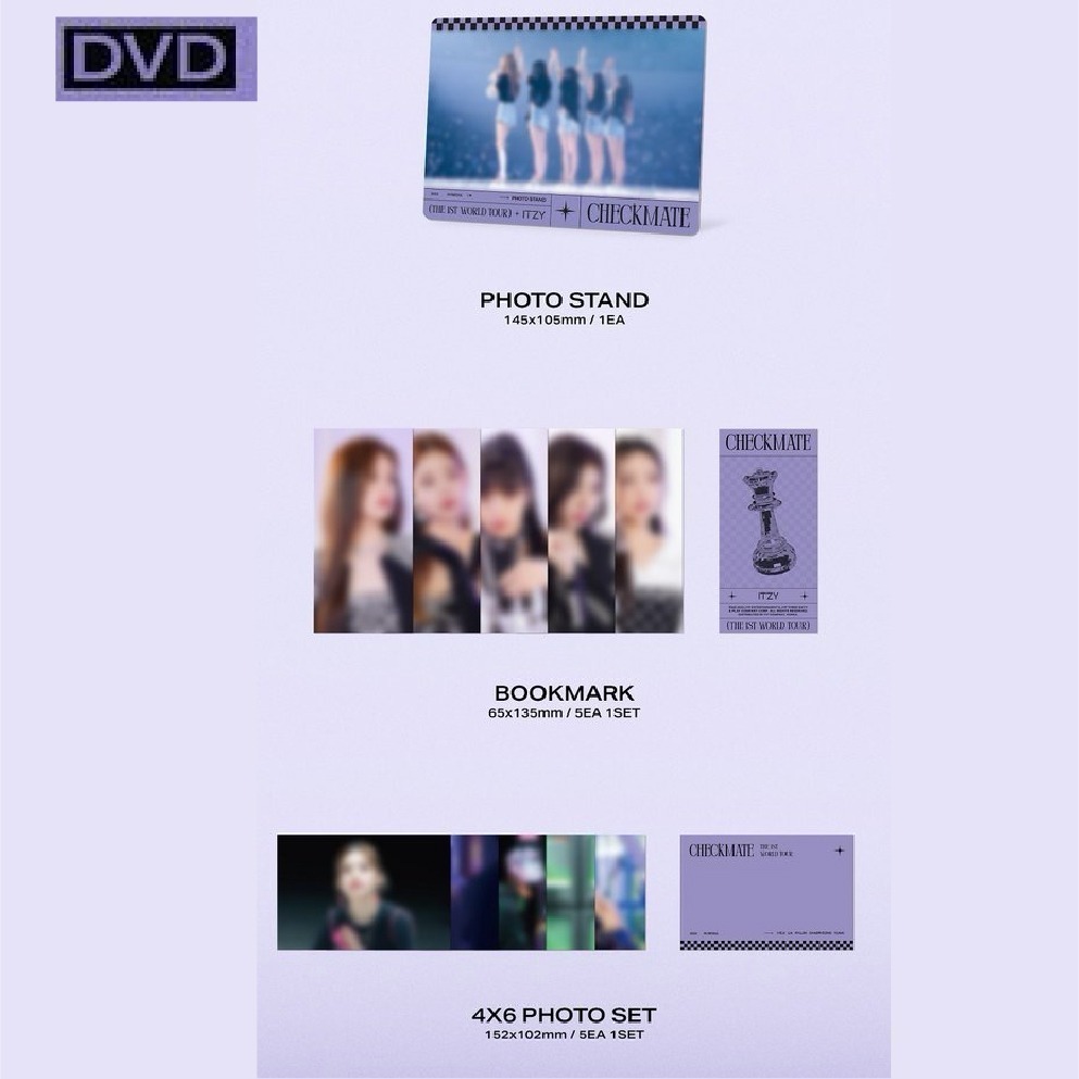 微音樂💃ITZY - THE 1ST WORLD TOUR (CHECKMATE) DVD 藍光-細節圖2