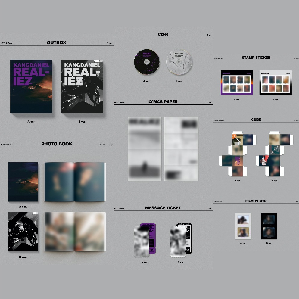 微音樂💃預購 姜丹尼爾 KANG DANIEL - REALIEZ (4TH MINI ALBUM) 迷你四輯-細節圖2