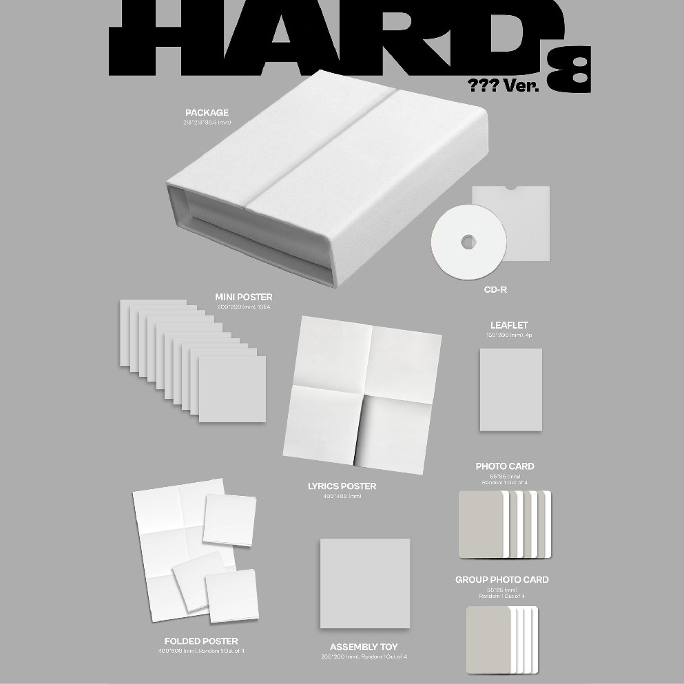 微音樂💃現貨 SHINEE - VOL.8 [HARD] 正規八輯-細節圖2