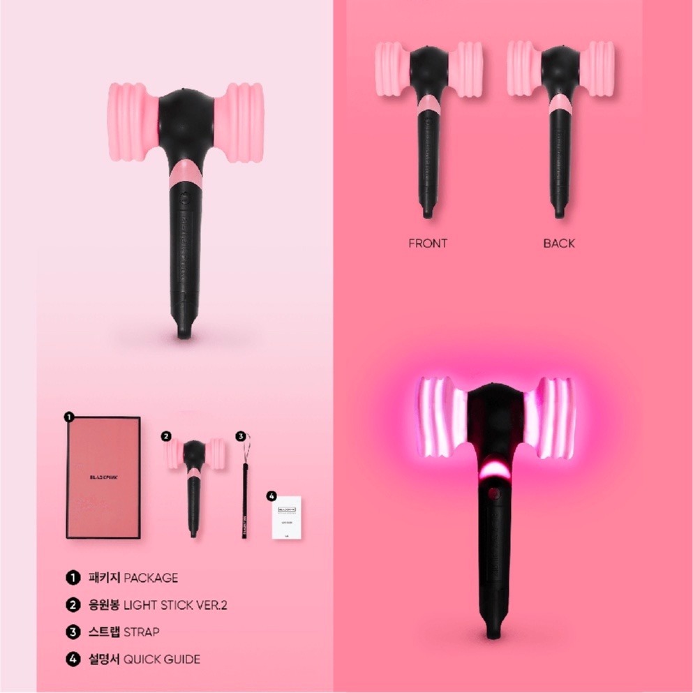 微音樂💃現貨 官方應援手燈 2代 BLACKPINK OFFICIAL LIGHT STICK-細節圖2