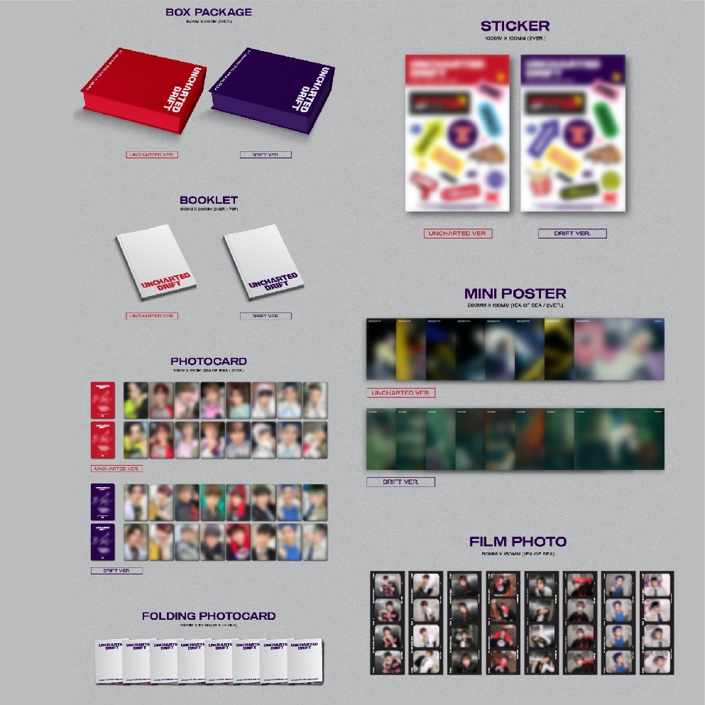 微音樂💃預購 8TURN - UNCHARTED DRIFT ( 2ND FULL ALBUM ) 正規二輯-細節圖2