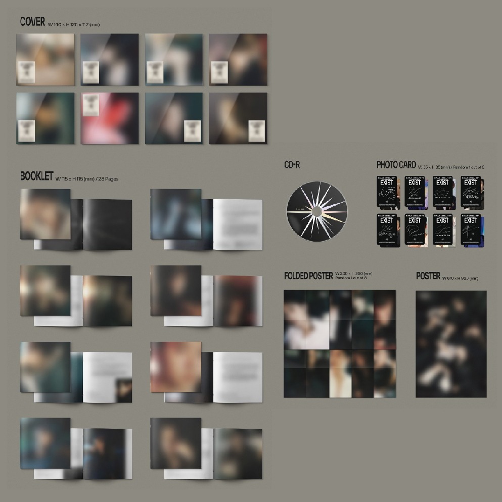 微音樂💃現貨 EXO - EXIST ( THE 7TH ALBUM ) 正規七輯-細節圖5