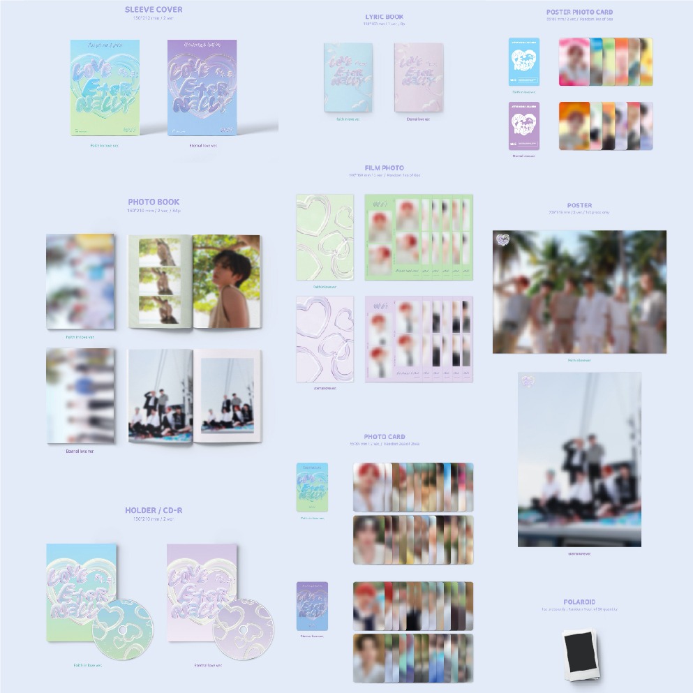 微音樂💃預購 WEI - LOVE PT.3 : ETERNALLY ( 6TH EP ALBUM ) 單曲六輯-細節圖2