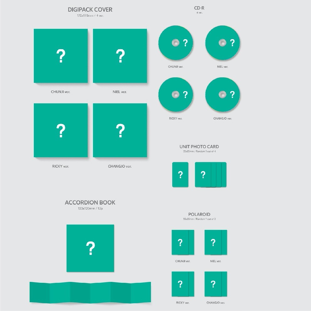 微音樂💃預購 TEEN TOP - 4SHO ( 7TH SINGLE ALBUM ) 單曲七輯-細節圖4