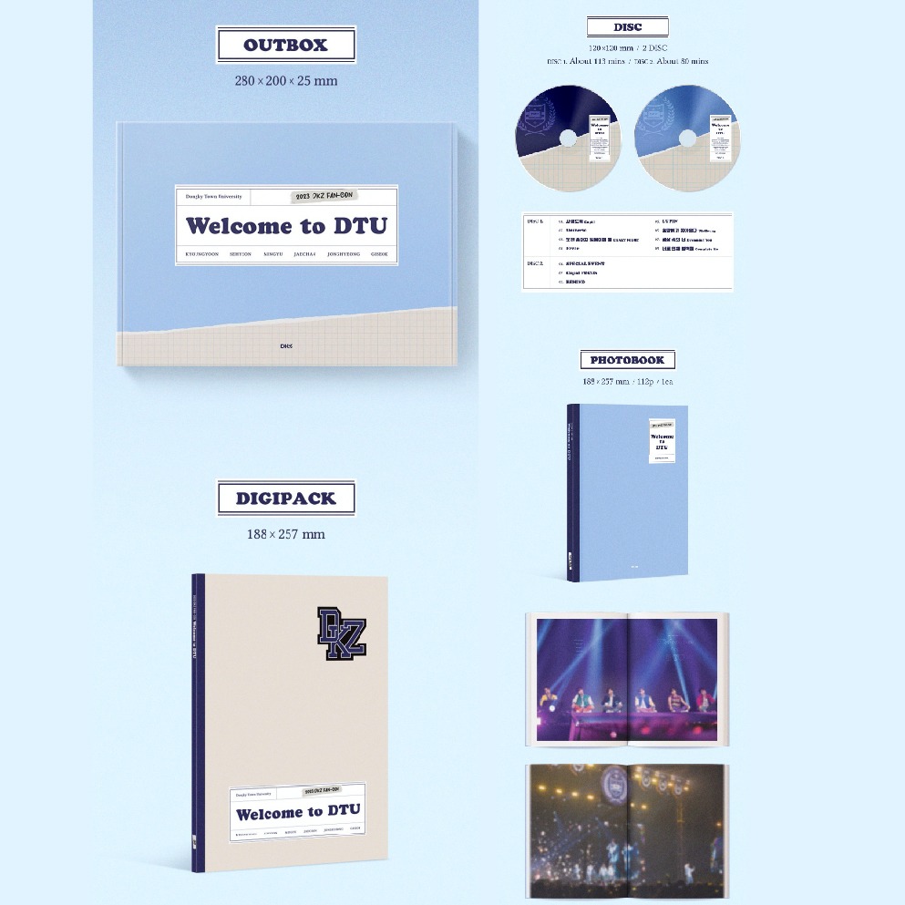 微音樂💃預購 DKZ - 2023 DKZ FAN-CON [WELCOME TO DTU] (2DVD)-細節圖3