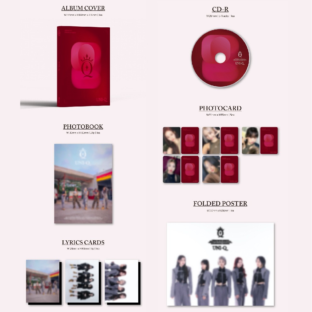 微音樂💃預購 QUEENZ EYE - UNI-Q (2ND SINGLE ALBUM) 單曲二輯-細節圖2