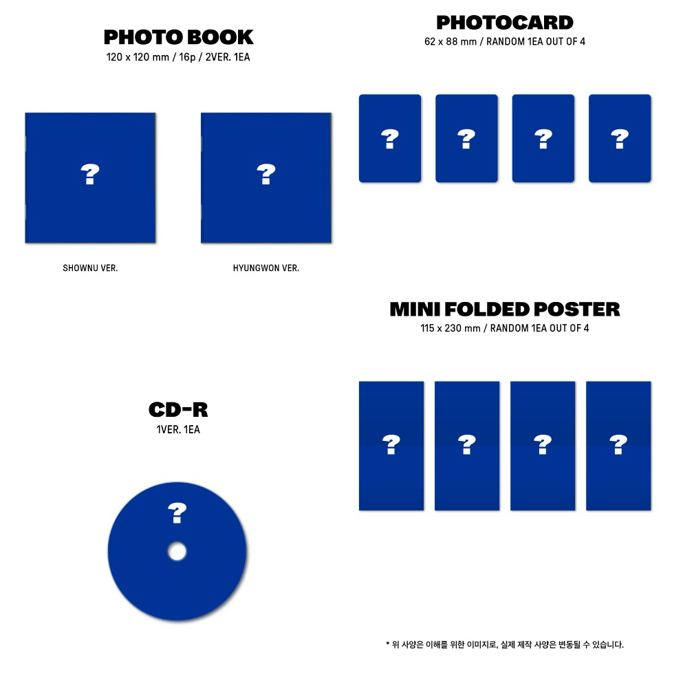 微音樂💃預購 SHOWNU X HYUNGWON (MONSTA X) - [THE UNSEEN] 迷你一輯-細節圖4