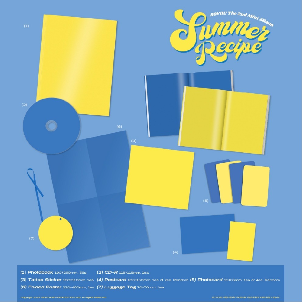 微音樂💃預購 韶宥 SOYOU - SUMMER RECIPE (2ND MINI ALBUM) 迷你二輯-細節圖2