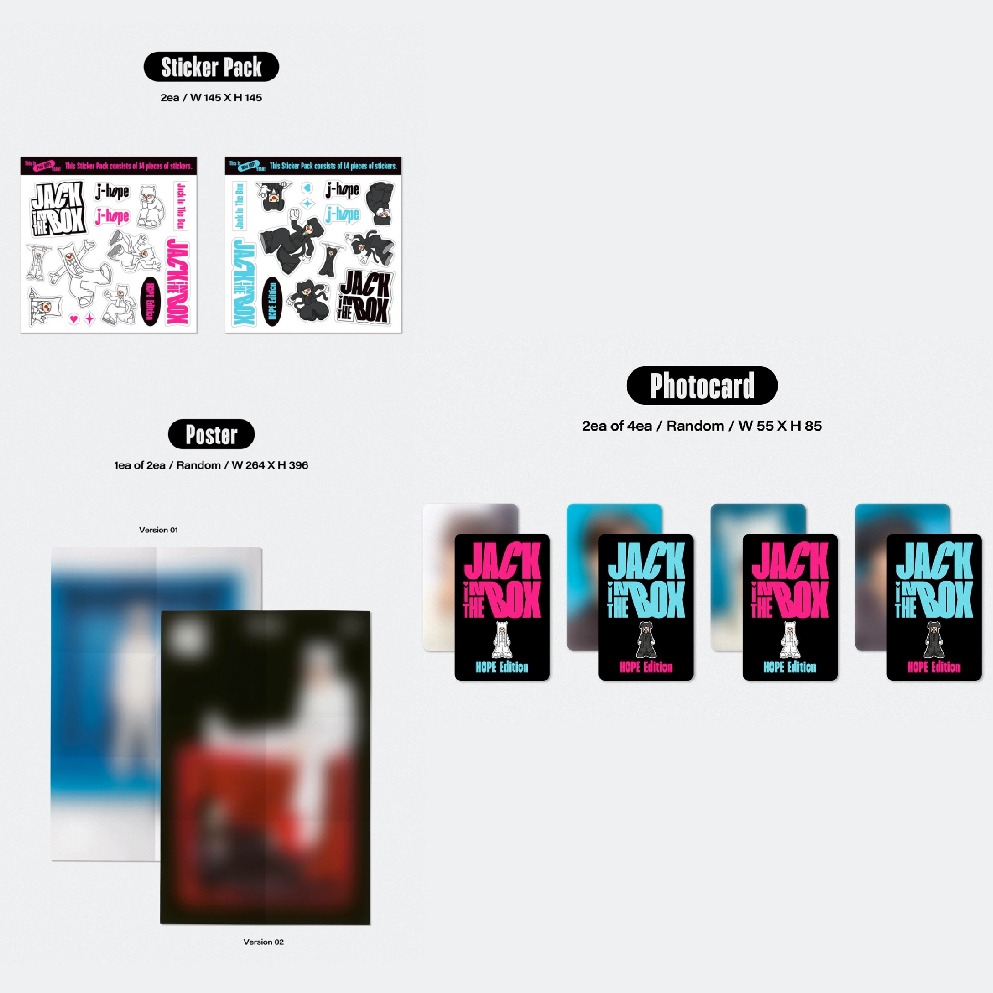 微音樂💃預購/通路特典 鄭號錫 J-HOPE(BTS) - JACK IN THE BOX HOPE EDITION-細節圖3