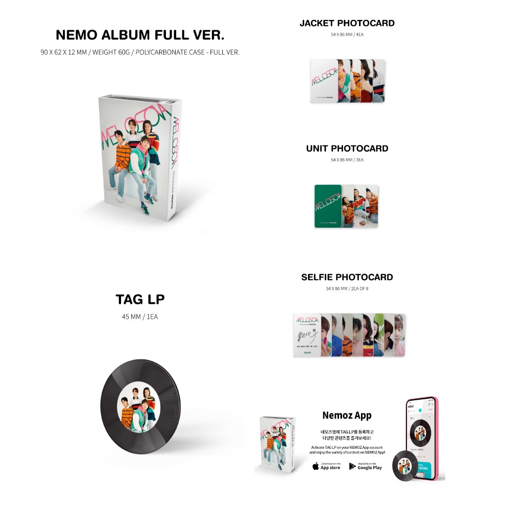 微音樂💃預購 MELOSONA - 1ST MINI ALBUM  PROPOSE ( NEMO ALBUM )-細節圖2