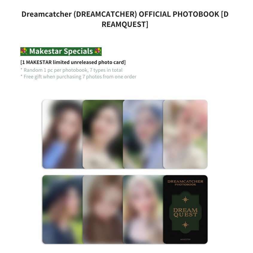 微音樂💃預購/通路特典 捕夢網 DREAMCATCHER - DREAMCATCHER OFFICIAL 寫真書-細節圖5