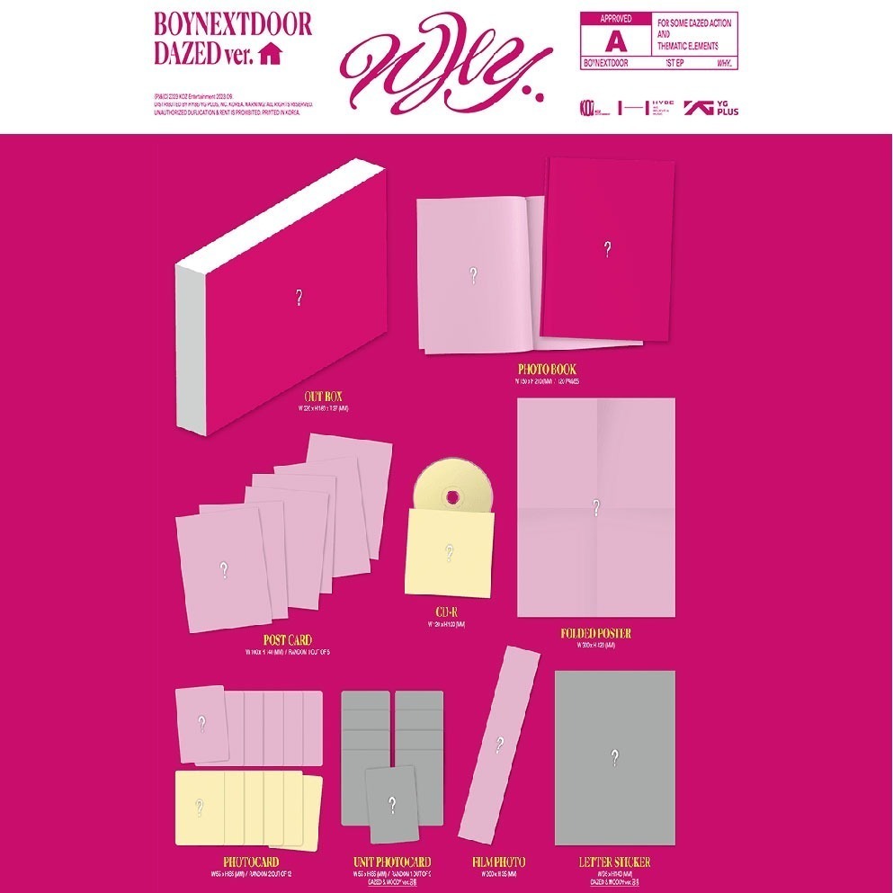 微樂客💃現貨 BOYNEXTDOOR - WHY... ( 1ST EP ) 單曲EP一輯-細節圖2