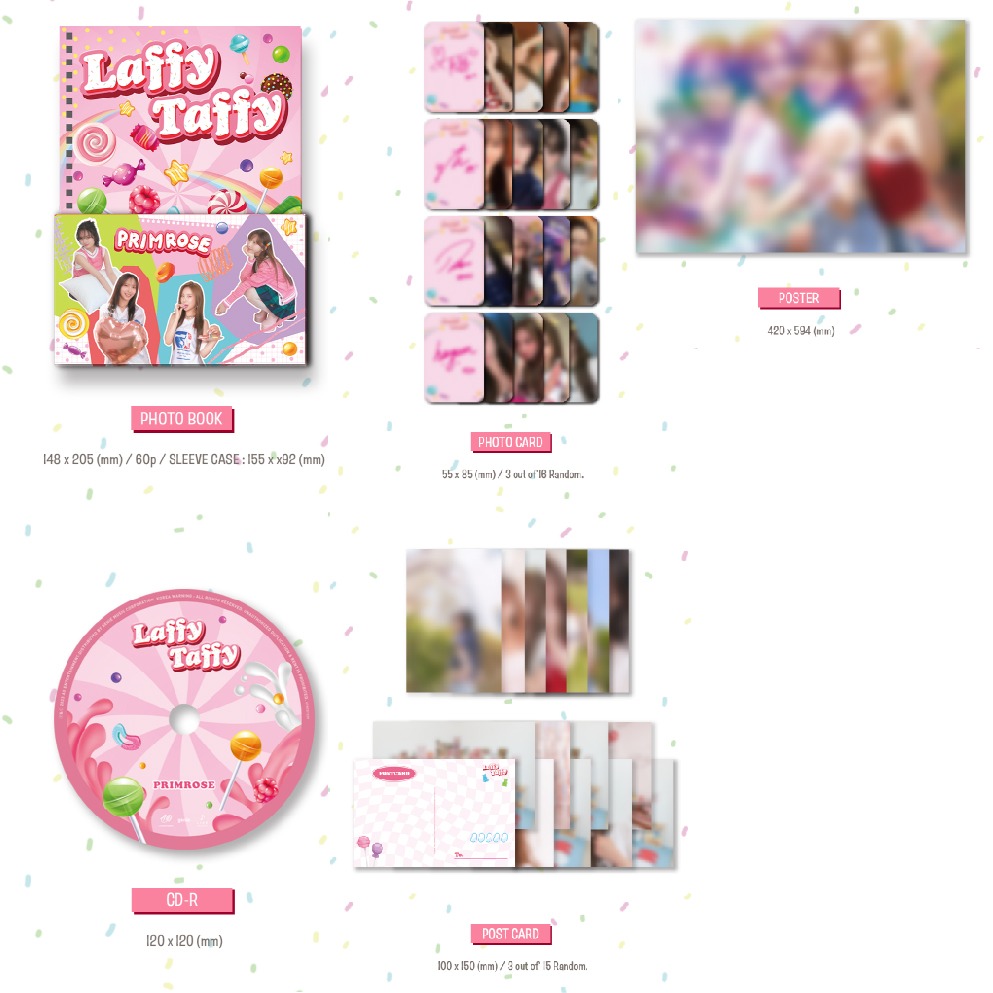 微音樂💃預購 PRIMROSE - LAFFY TAFFY-細節圖2