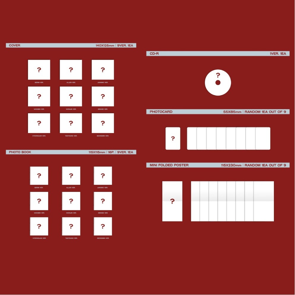 微音樂💃預購/通路特典 CRAVITY - SUN SEEKER （6TH MINI ALBUM）迷你六輯-細節圖4