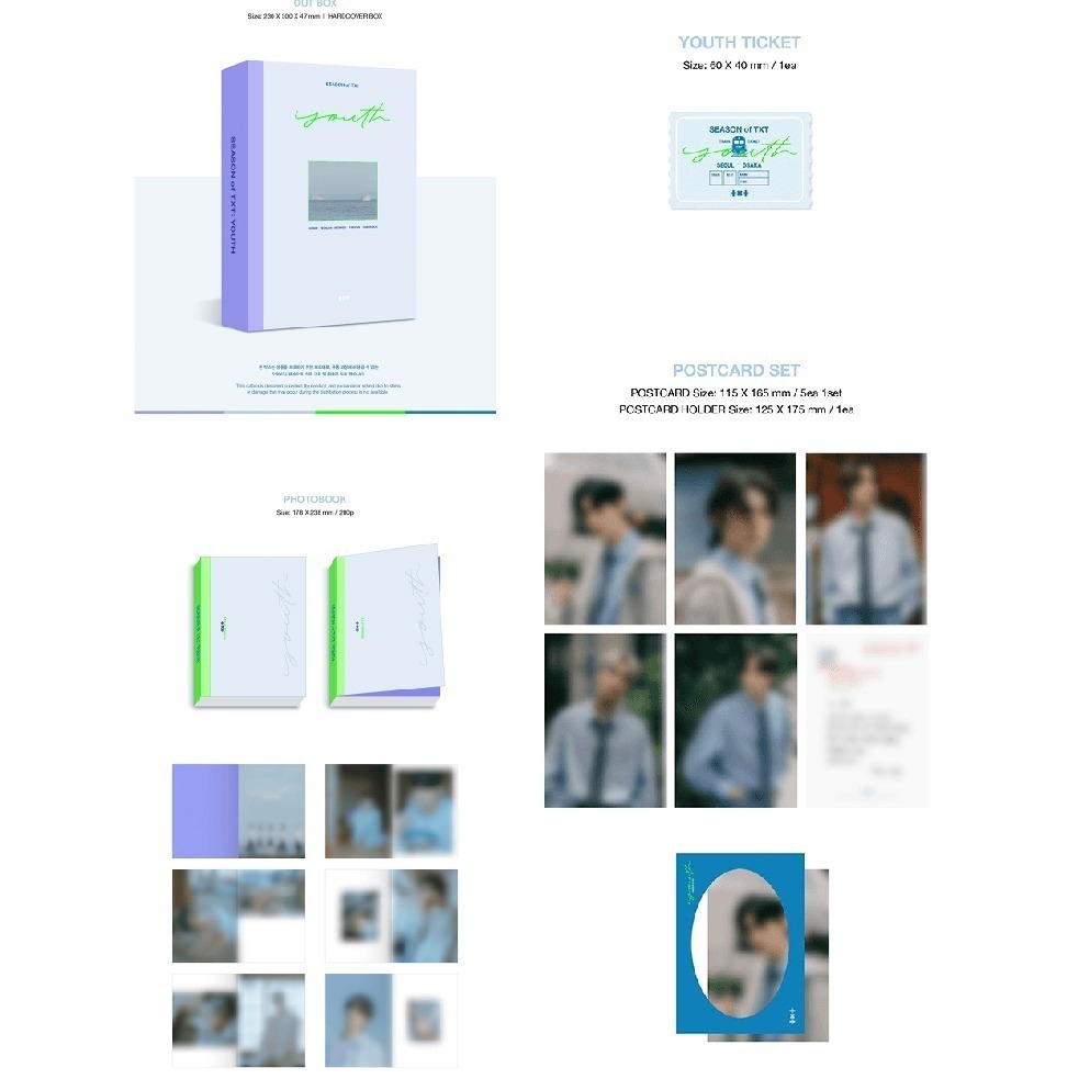 微音樂💃通路特典 TOMORROW X TOGETHER - SEASON OF TXT: YOUTH 寫真書-細節圖2