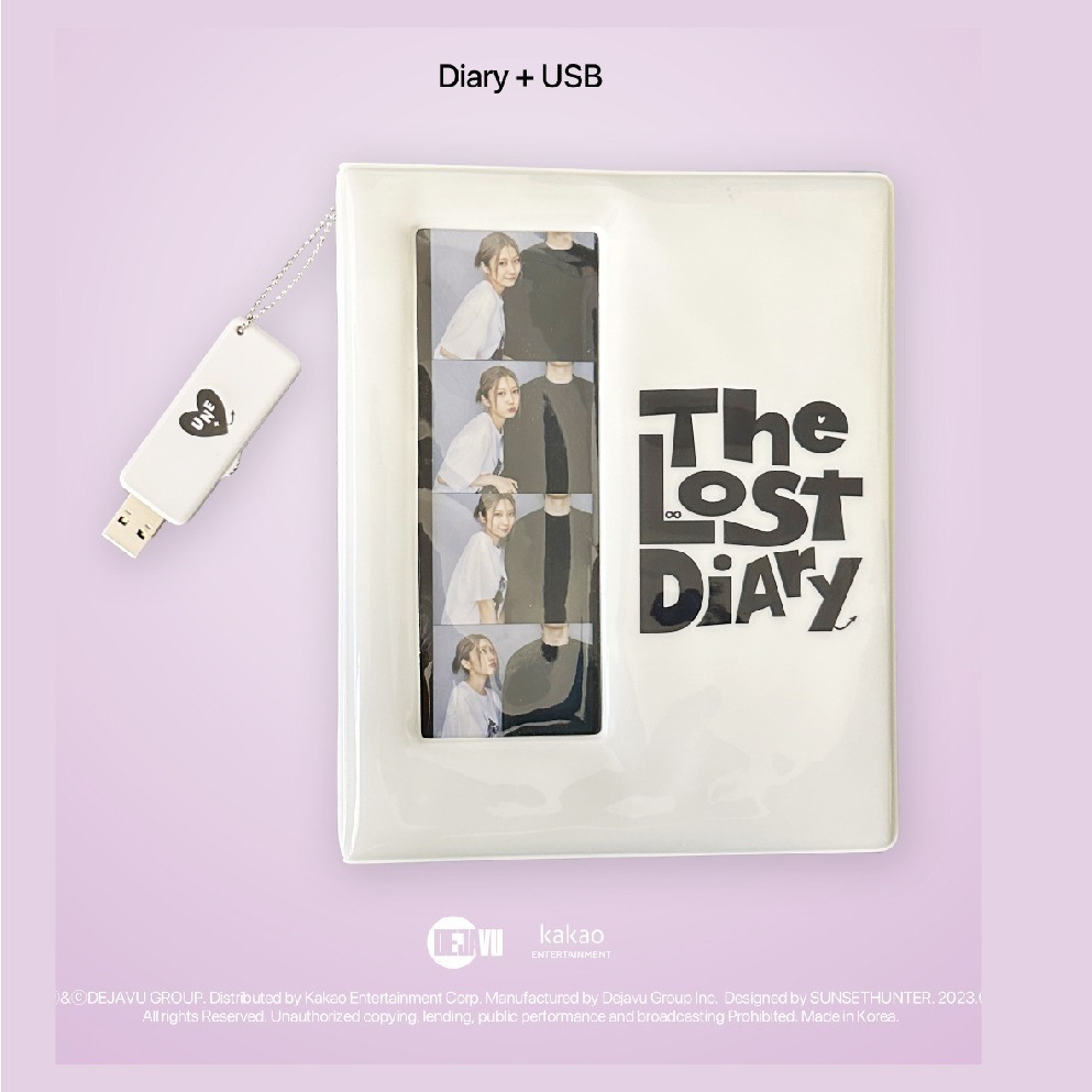 微音樂💃韓國斷貨 UNE - MINI / THE LOST DIARY (USB)-細節圖2