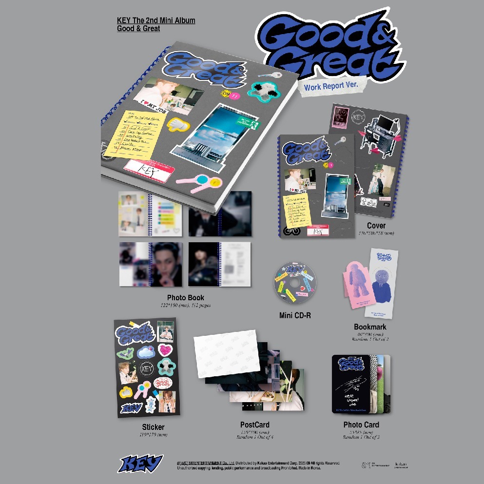 微音樂💃金起範 KEY(SHINEE)- GOOD & GREAT (2ND MINI ALBUM) 迷你二輯-細節圖2