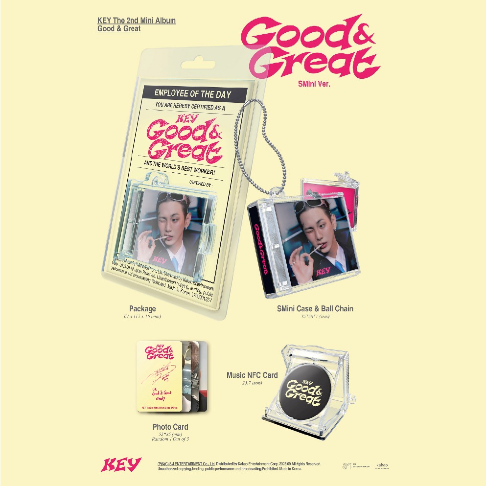 微音樂💃預購 金起範 KEY(SHINEE)- GOOD & GREAT (2ND MINI ALBUM) 迷你二輯-細節圖4