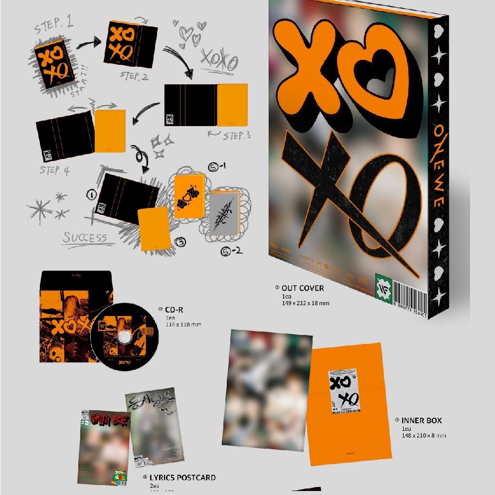 微音樂💃通路特典 ONEWE - SPECIAL ALBUM / XOXO 特別專輯-細節圖2