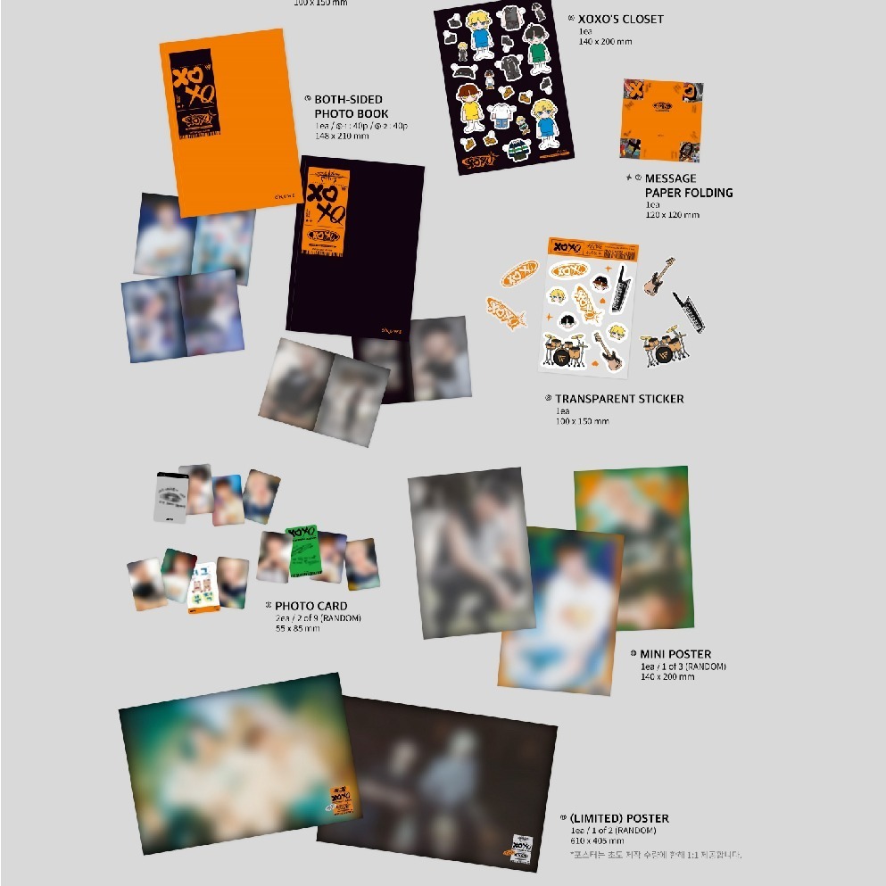 微音樂💃通路特典 ONEWE - SPECIAL ALBUM / XOXO 特別專輯-細節圖3