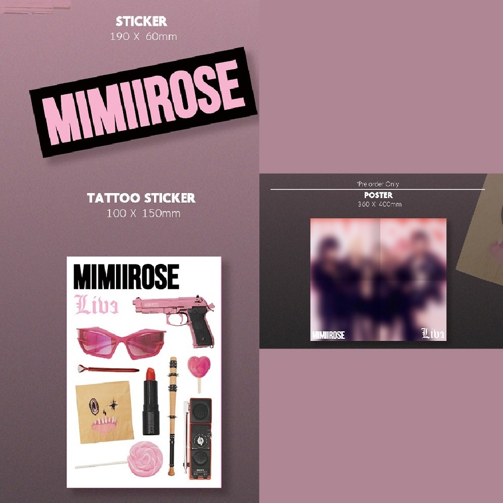 微音樂💃MIMIIROSE - LIVE (2ND SINGLE ALBUM) 第二張單曲專輯-細節圖2