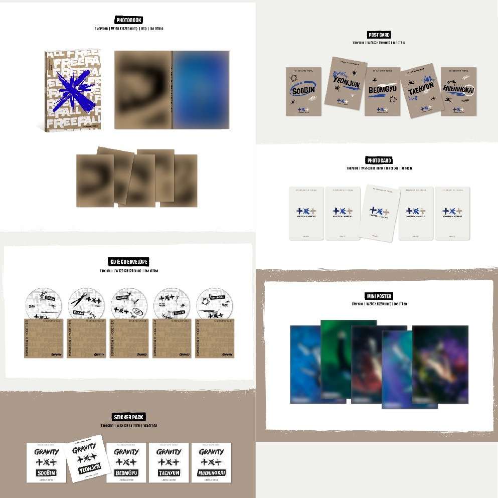 微音樂💃現貨 TXT - CHAPTER OF THE NAME：FREEFALL 迷你專輯-細節圖3