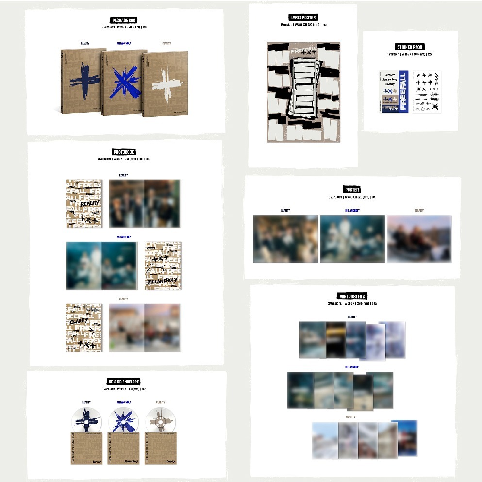 微音樂💃現貨 TXT - CHAPTER OF THE NAME：FREEFALL 迷你專輯-細節圖4