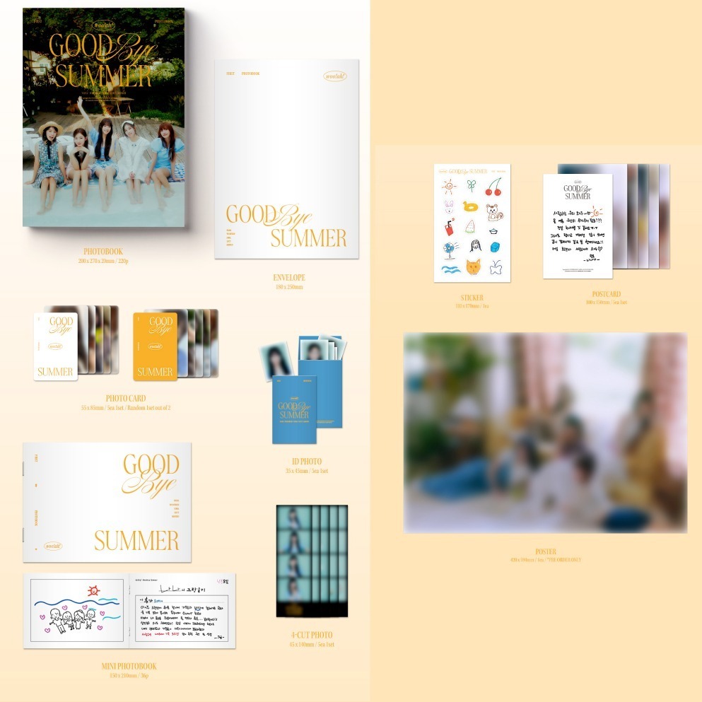 微音樂💃預購 WOO!AH! - 1ST PHOTOBOOK [GOODBYE SUMMER] 寫真書-細節圖2