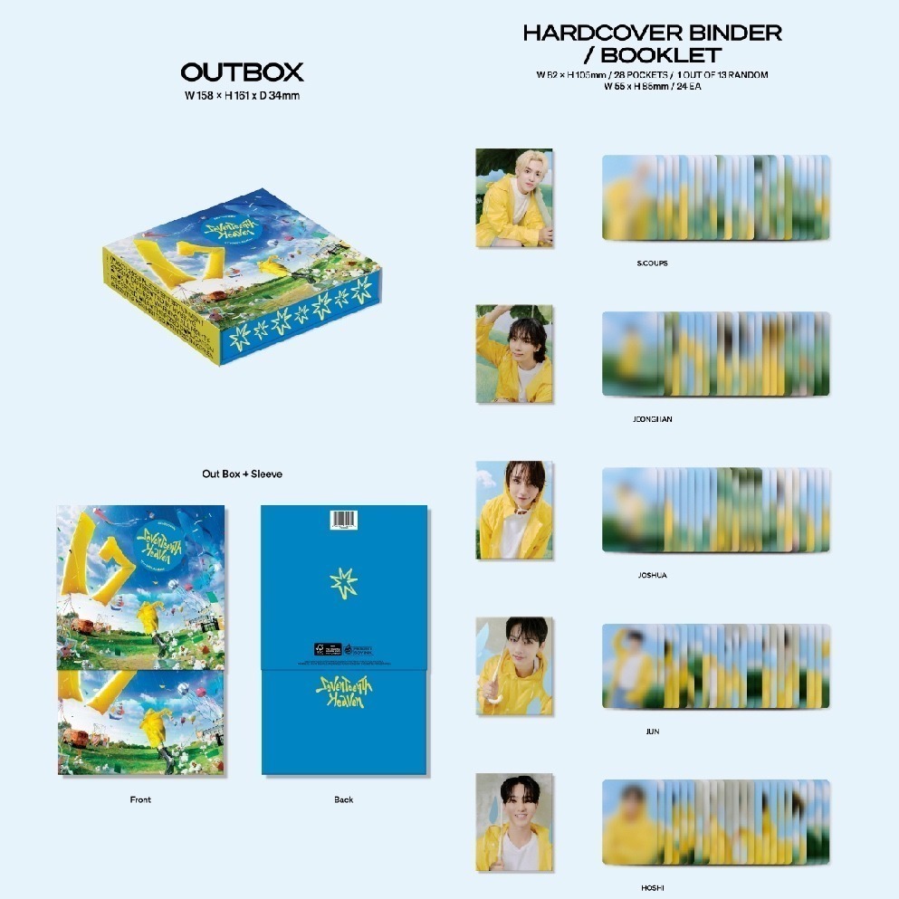 微音樂💃現貨 SEVENTEEN - HEAVEN (11TH MINI ALBUM) CARAT VER-細節圖2