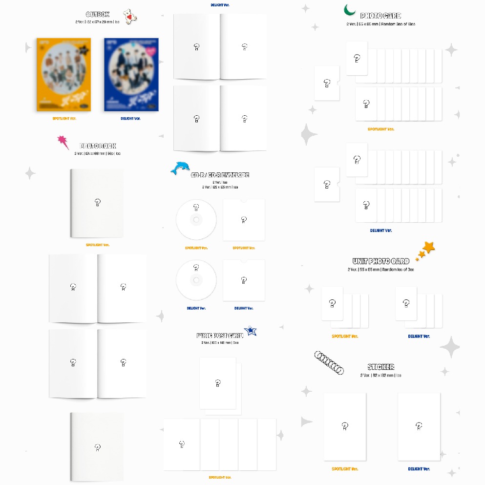 微音樂💃預購 YOUNITE - LIGHT [ BIT PT.2 ] ( 5TH EP ) 單曲五輯-細節圖2