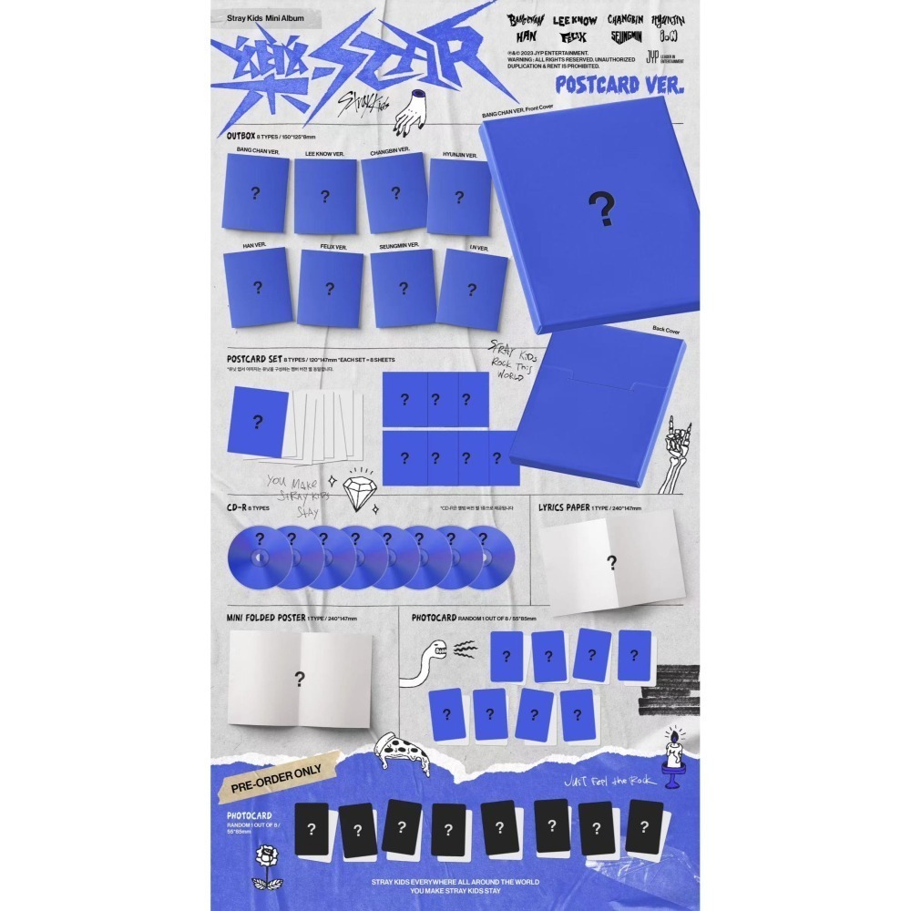 微音樂💃預購/AM通路10.20預購截止 STRAY KIDS - 樂-STAR (MINI ALBUM) 迷你專輯-細節圖4