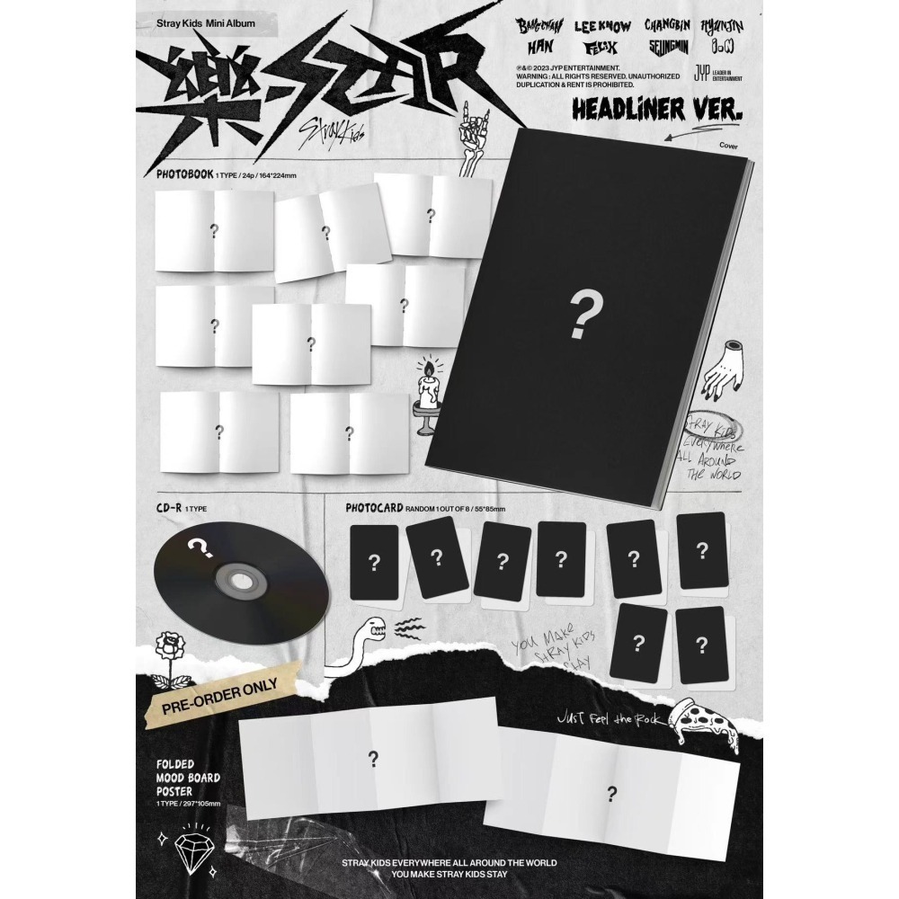 微音樂💃預購/AM通路10.20預購截止 STRAY KIDS - 樂-STAR (MINI ALBUM) 迷你專輯-細節圖5