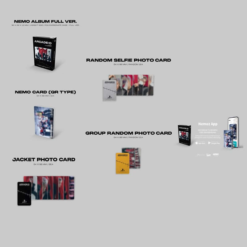 微音樂💃預購 GHOST9 - ARCADE : O ( 7TH MINI ALBUM ) 迷你七輯-細節圖3