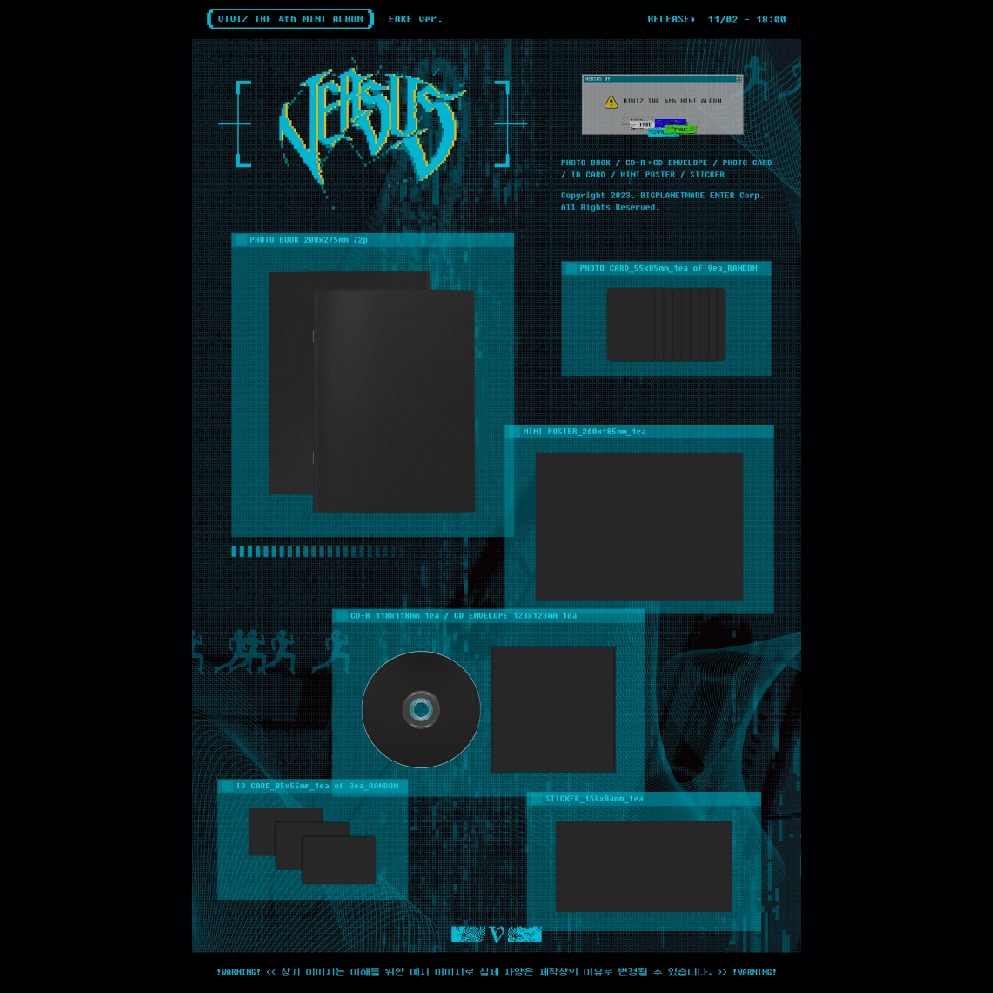 微音樂💃預購/通路特典 VIVIZ - VERSUS (4TH MINI ALBUM) 迷你四輯-細節圖3