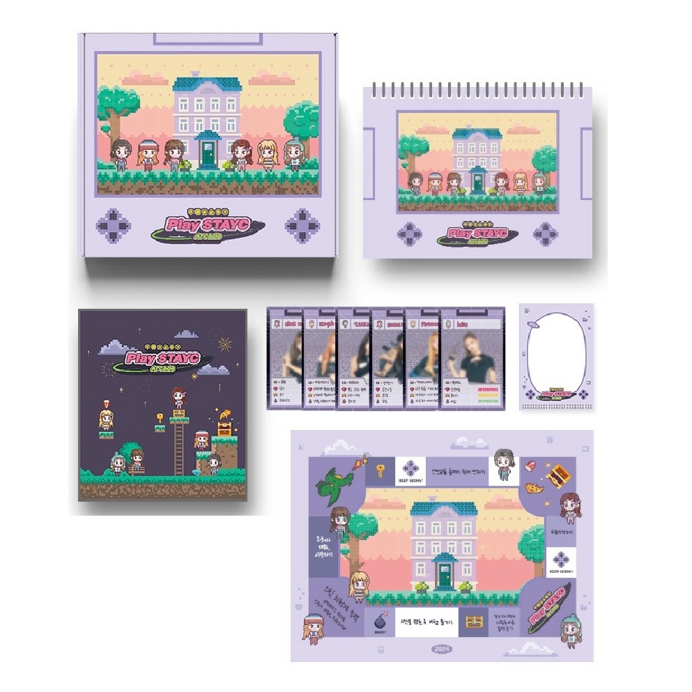 微音樂💃預告/請勿下單 STAYC  - 2024 SEASON’S GREETINGS 季節的問候 年曆組合-細節圖2