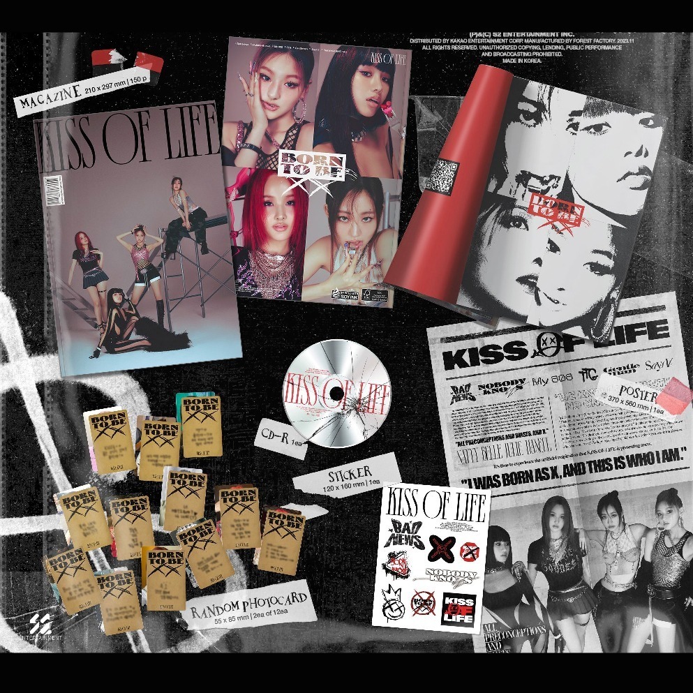 微音樂💃預購/通路特典 *請看賣場說明* KISS OF LIFE - BORN TO BE XX 迷你二輯-細節圖2