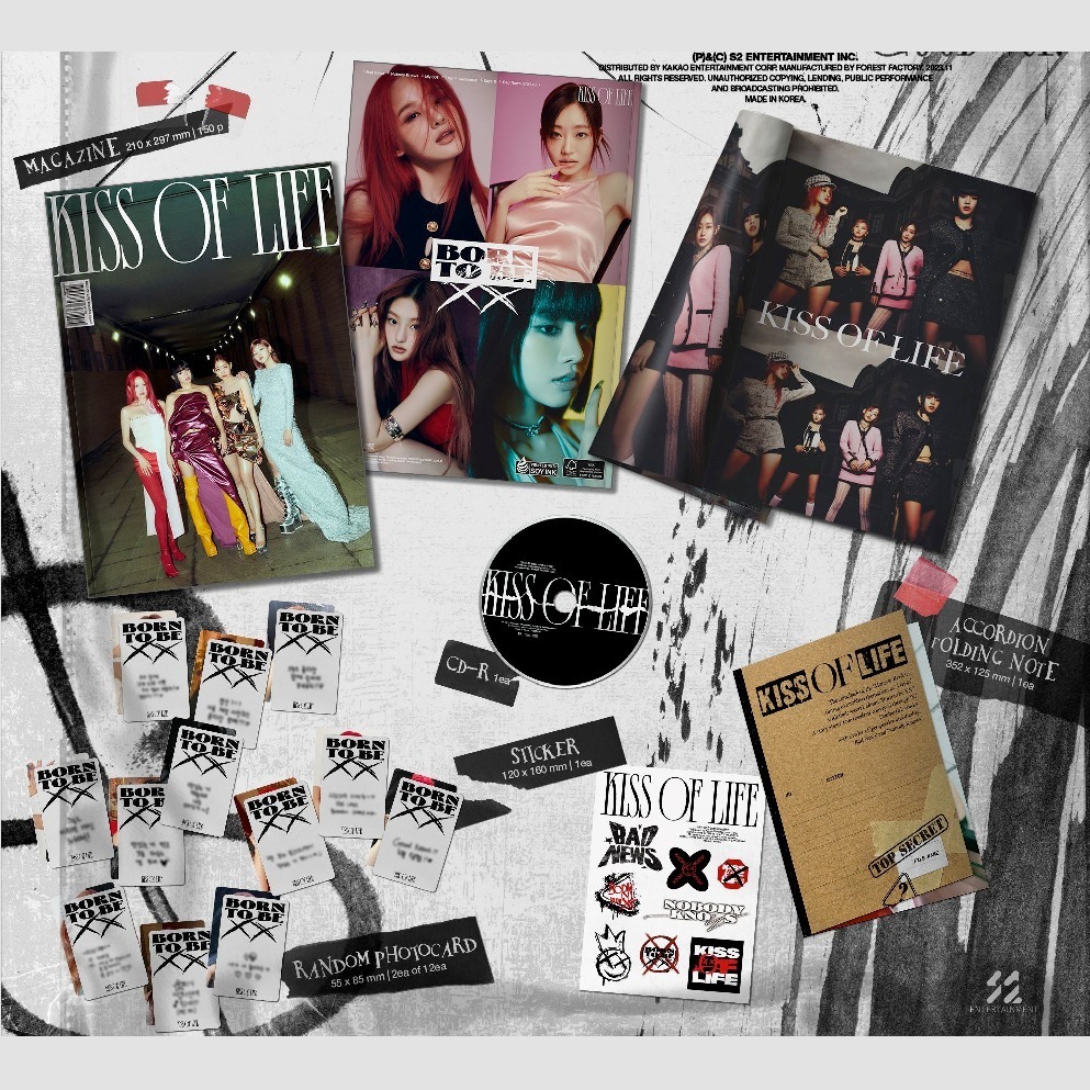 微音樂💃預購/通路特典 *請看賣場說明* KISS OF LIFE - BORN TO BE XX 迷你二輯-細節圖3