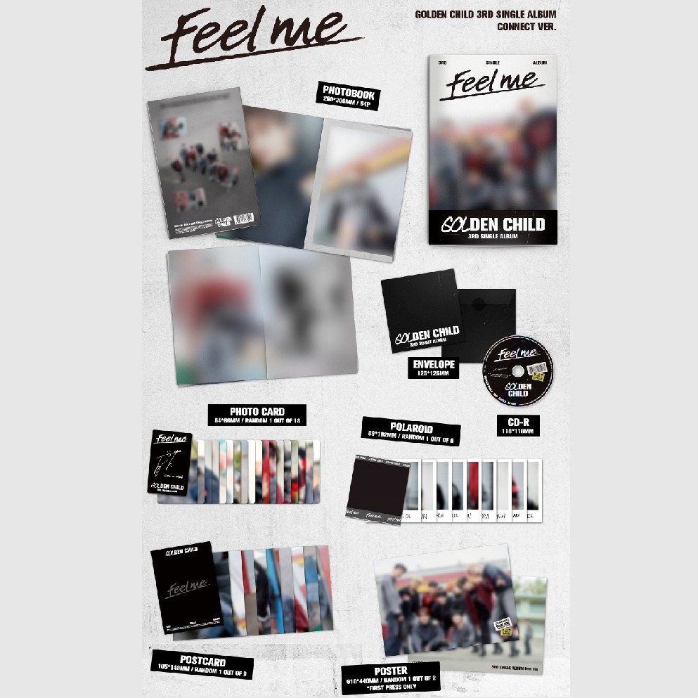微音樂💃預購 GOLDEN CHILD - FEEL ME ( 3RD SINGLE ALBUM ) 單曲三輯-細節圖2