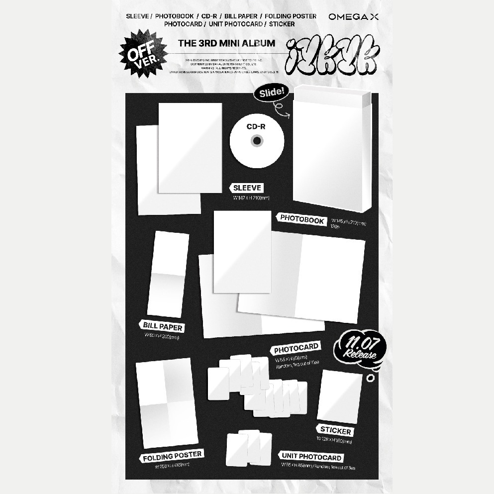 微音樂💃預購/通路特典*請看賣場說明* OMEGA X - IYKYK (3RD MINI ALBUM) 迷你三輯-細節圖3
