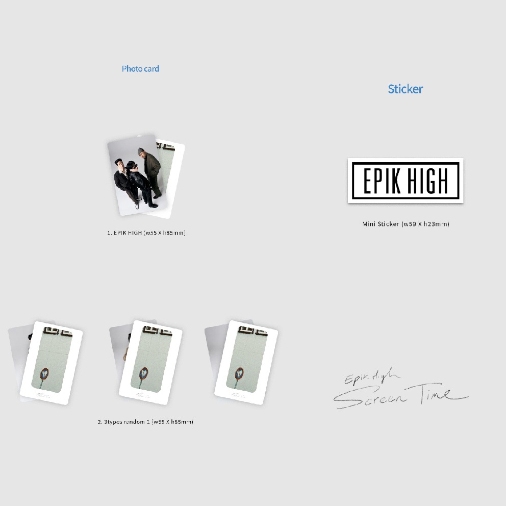 微音樂💃預購 EPIK HIGH - SCREEN TIME-細節圖3