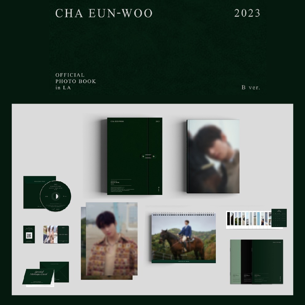微音樂💃斷貨 車銀優 CHA EUN WOO (ASTRO)- 2023寫真書-細節圖3
