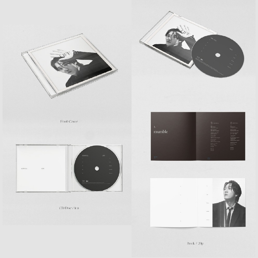 微音樂💃預購 KIM FEEL - 3RD MINI ALBUM : LIFE 迷你三輯-細節圖2