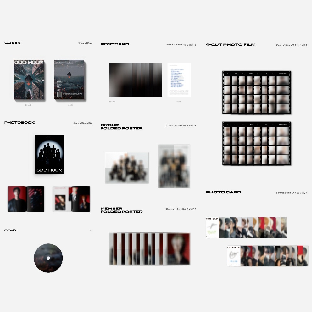 微音樂💃預購截止11.8 NTX - 1ST ALBUM [ODD HOUR] 正規一輯-細節圖2