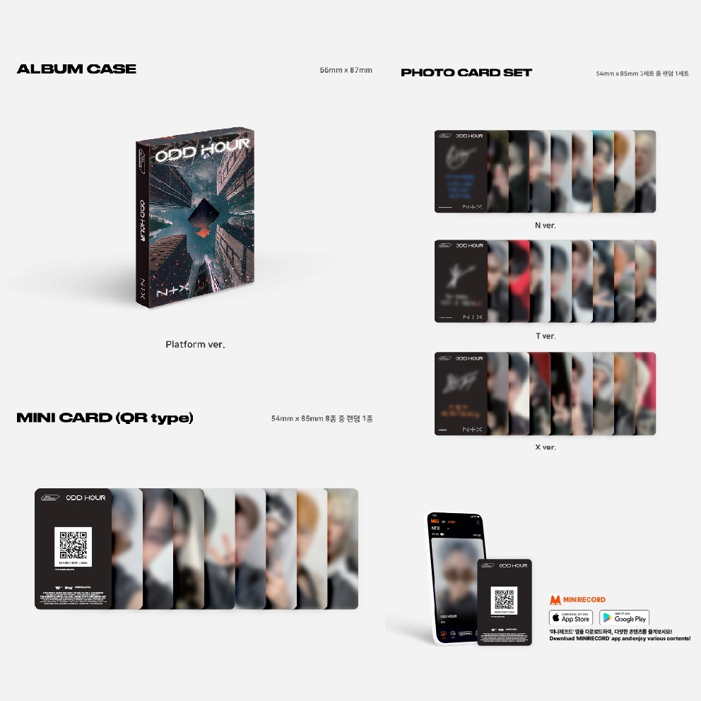 微音樂💃預購截止11.8 NTX - 1ST ALBUM [ODD HOUR] 正規一輯-細節圖3