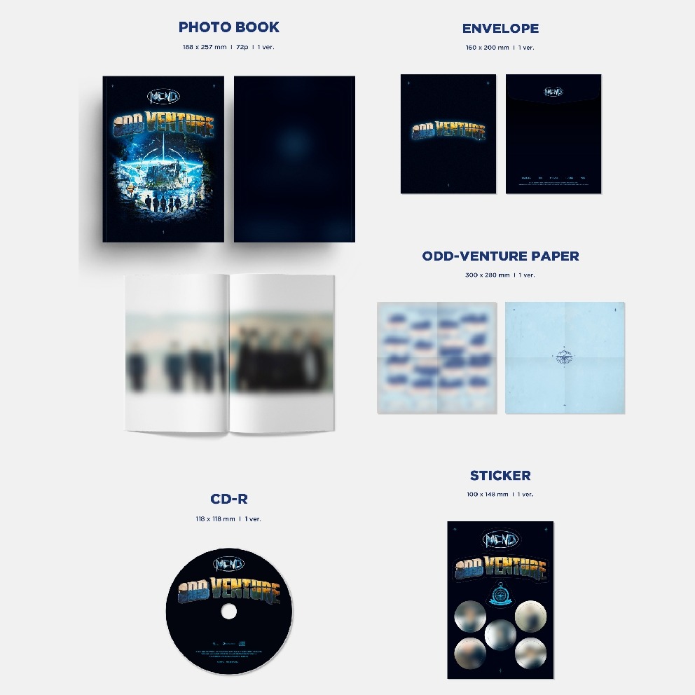 微音樂💃預購截止11.10 MCND - ODD-VENTURE (5TH MINI ALBUM) 迷你五輯-細節圖2