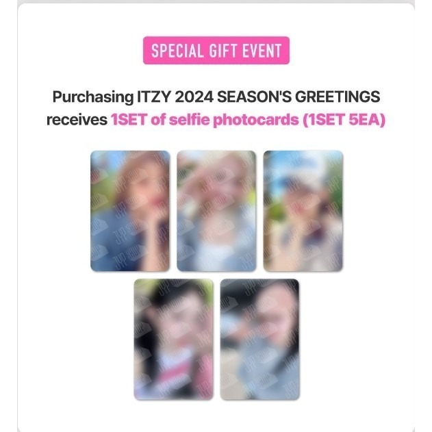 微音樂💃預購已截止/請勿下單  ITZY - 2024 SEASON＇S GREETINGS 年曆組合-細節圖4