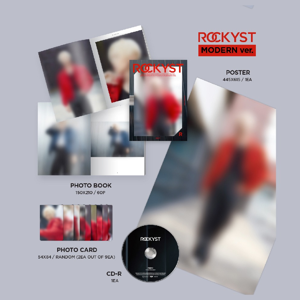 微音樂💃預購 朴慜赫 ROCKY - 1ST MINI ALBUM [ROCKYST] 迷你一輯-細節圖2