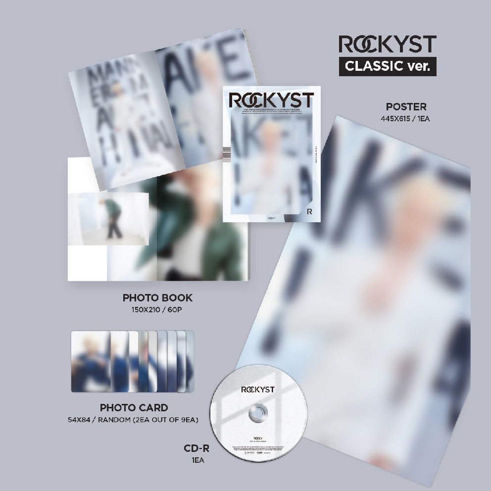 微音樂💃預購 朴慜赫 ROCKY - 1ST MINI ALBUM [ROCKYST] 迷你一輯-細節圖3